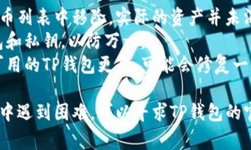 要删除TP钱包中的代币，通常需要按照以下步骤进行操作。请注意，具体步骤可能因TP钱包的版本更新而有所不同，以下是一般性的指导：

### 删除TP钱包中的代币步骤

1. **打开TP钱包**：
   启动你的TP钱包应用，确保你已登录到你的账户。

2. **找到代币列表**：
   在主界面或“资产”（Assets）选项中找到“代币”（Token）或“钱包”（Wallet）部分，进入代币管理界面。

3. **选择要删除的代币**：
   在列表中浏览，找到你想要删除的代币。点击该代币以查看其详细信息。

4. **删除或隐藏代币**：
   在代币的详细信息页面上，通常会有一个“删除”（Remove）或“隐藏”（Hide）代币的选项。选择此选项。

5. **确认删除**：
   系统可能会要求你确认是否真的要删除该代币。确认后，代币将从你的钱包中移除或者隐藏。

### 注意事项

- **删除代币不等于清除资产**：删除代币仅是将其从你的代币列表中移除，实际的资产并未消失。如果你希望彻底清除资产，需要确保没有相关的代币余额。
- **数据备份**：在进行任何删除操作之前，确保你有备份钱包和私钥，以防万一。
- **更新钱包版本**：如果找不到相关选项，建议检查是否有可用的TP钱包更新，可能会修复一些已知问题或限制。

这些步骤应该能帮助你成功删除TP钱包中的代币。如果在过程中遇到困难，可以寻求TP钱包的官方支持或社区帮助。