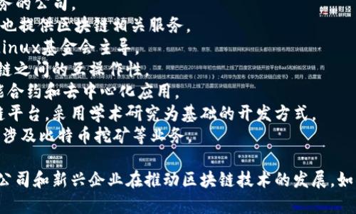 以下是一些在区块链领域具有影响力的公司名称，涵盖了各种领域，包括加密货币、金融科技、区块链基础设施等：

1. **比特币（Bitcoin）** - 虽然它是一个货币，但它也是一种区块链技术的代表。
2. **以太坊（Ethereum）** - 知名的区块链平台，支持智能合约和去中心化应用。
3. **Ripple（瑞波）** - 专注于跨境支付和金融服务的区块链技术公司。
4. **Chainalysis** - 提供区块链数据分析和合规服务的公司。
5. **Coinbase** - 一个领先的加密货币交易所，同时也提供区块链相关服务。
6. **Hyperledger** - 一个开源区块链技术社区，由Linux基金会主导。
7. **Polkadot** - 一个多链框架，旨在促进不同区块链之间的互操作性。
8. **Tezos** - 一个自我修复的区块链平台，支持智能合约和去中心化应用。
9. **Cardano** - 一个注重安全和可扩展性的区块链平台，采用学术研究为基础的开发方式。
10. **Bitfury** - 一家提供区块链解决方案的公司，涉及比特币挖矿等业务。

这只是区块链领域的一部分公司，实际上还有许多创业公司和新兴企业在推动区块链技术的发展。如果您需要了解特定公司的信息或有其他问题，请告诉我！